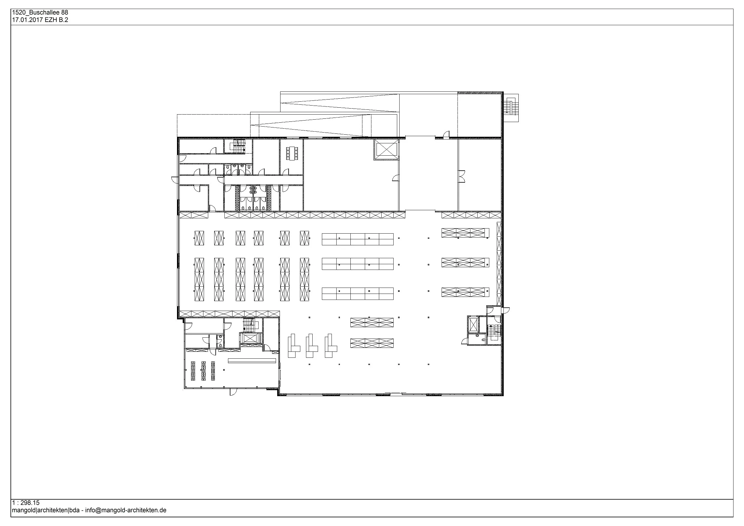 Grundriss Erdgeschoss Buschallee 88, Berlin-Weißensee